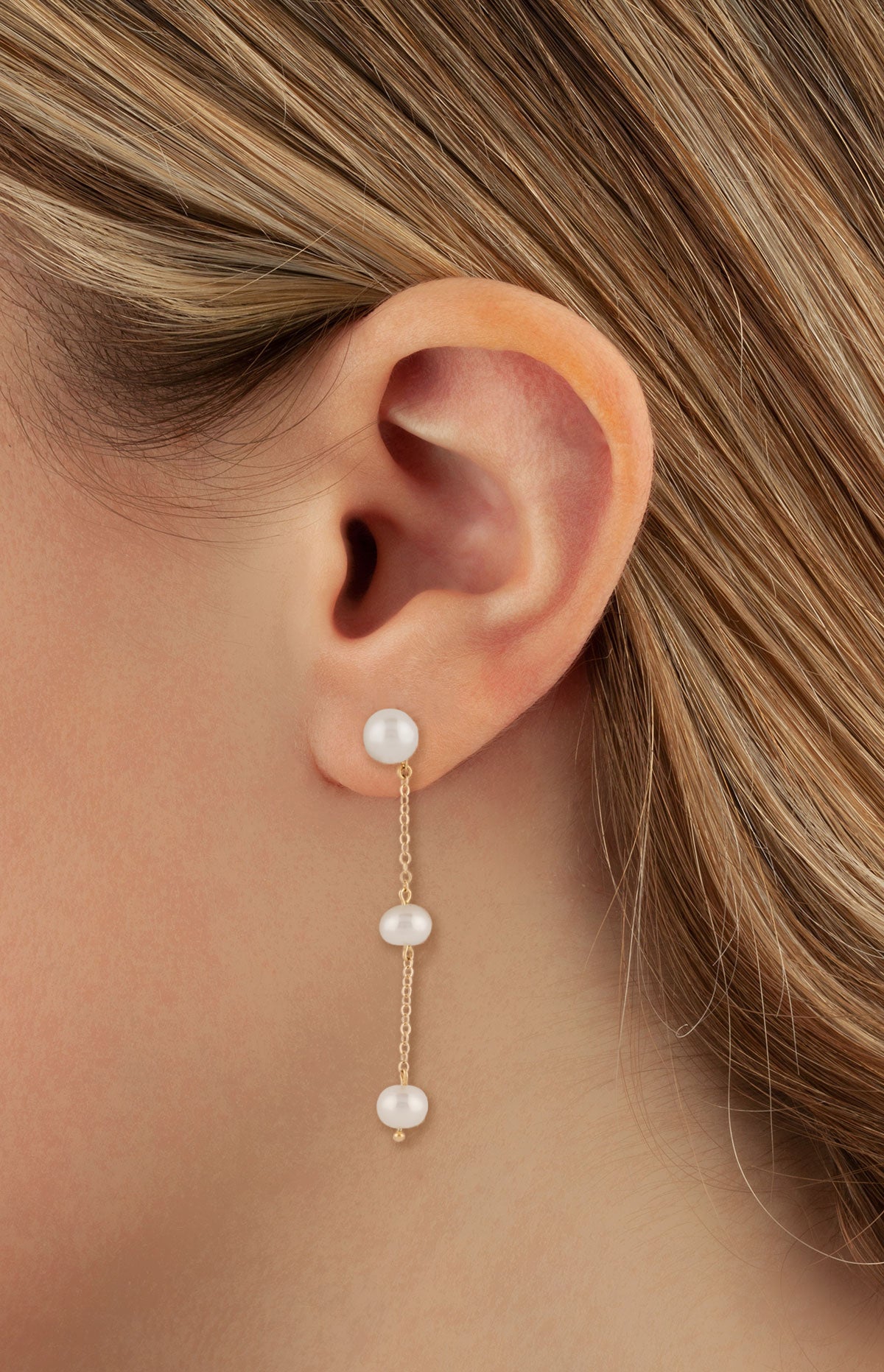 Pearl Station Earrings