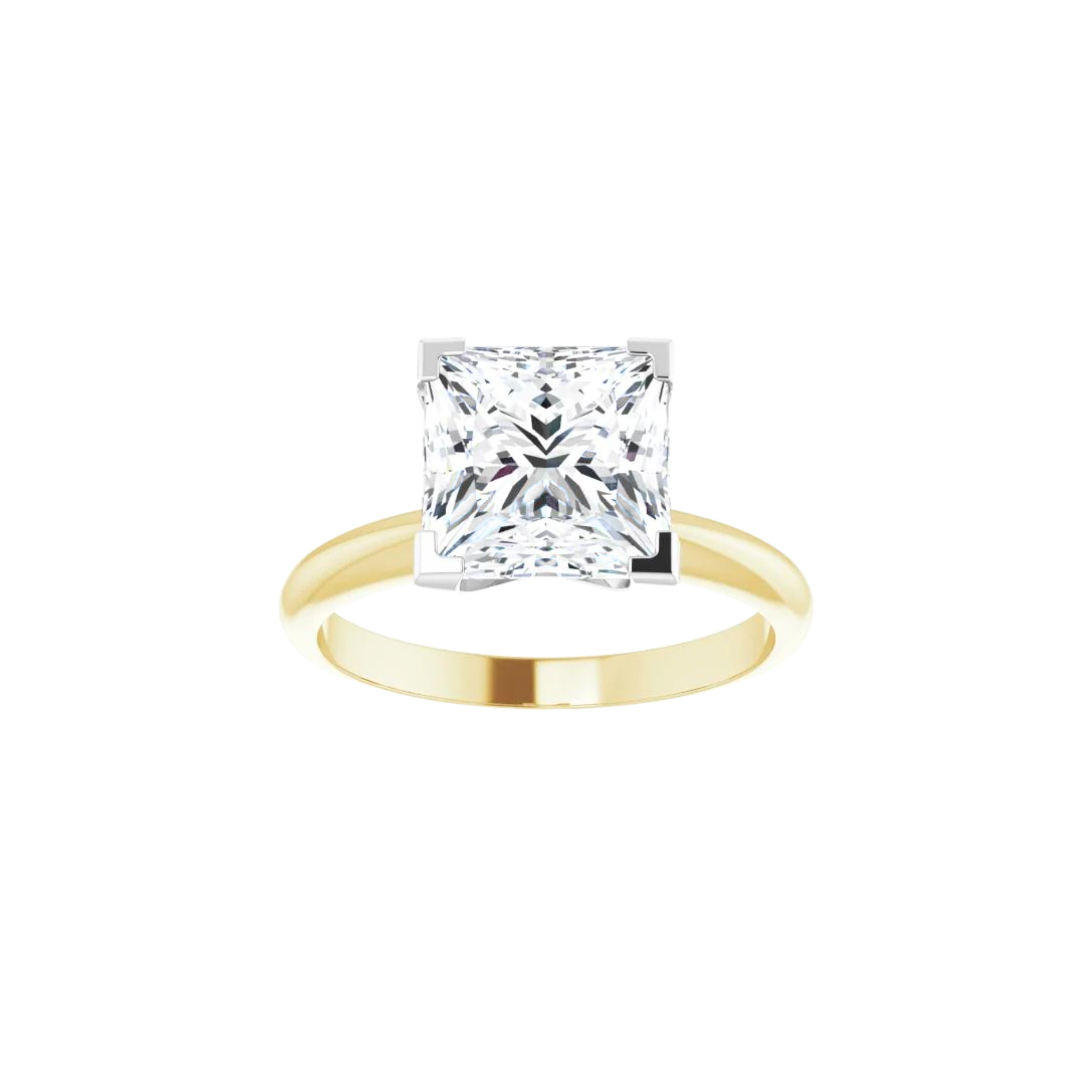 2.13 CT Lab Grown Princess Solitaire