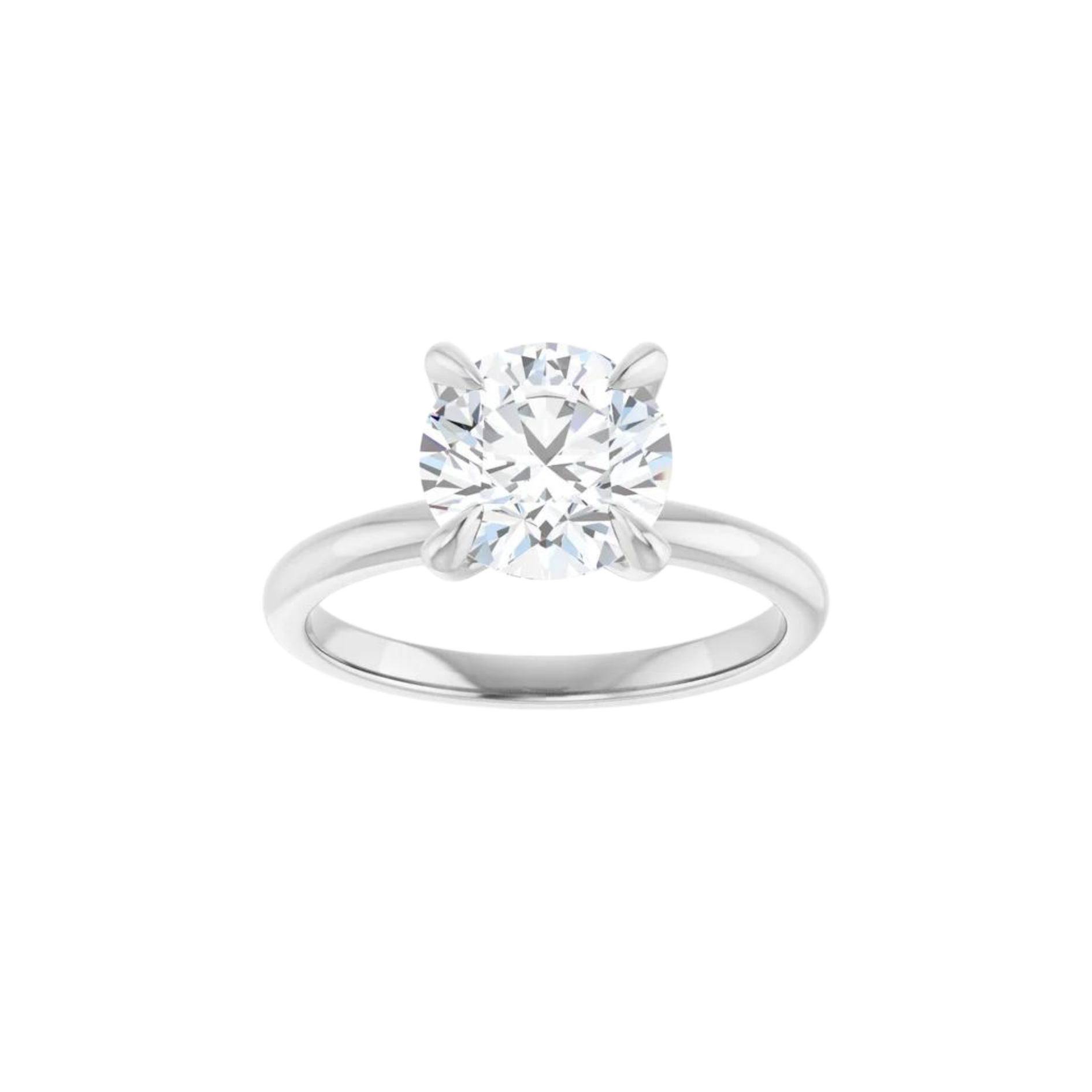 1.64 CT Lab Grown Round Solitaire