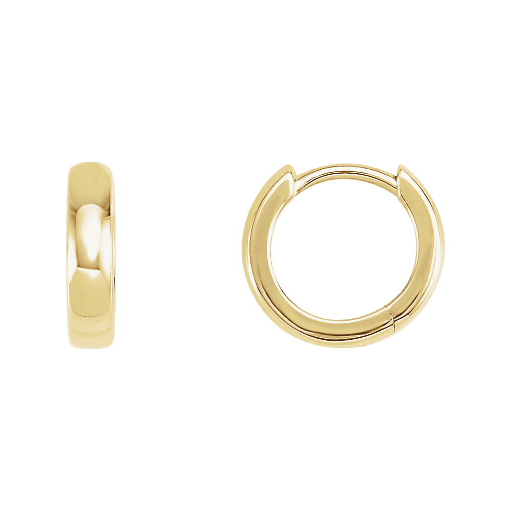 Huggie Hoop Gold Earrings