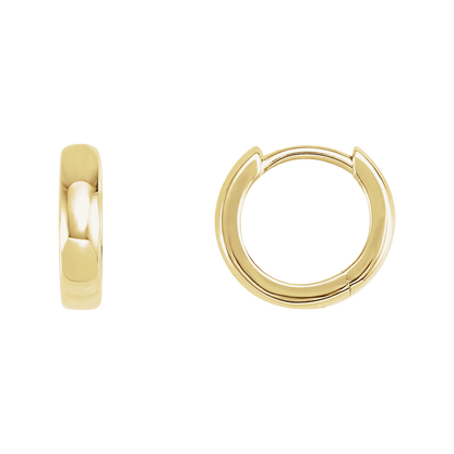 Huggie Hoop Gold Earrings