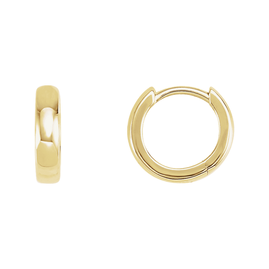 Huggie Hoop Gold Earrings