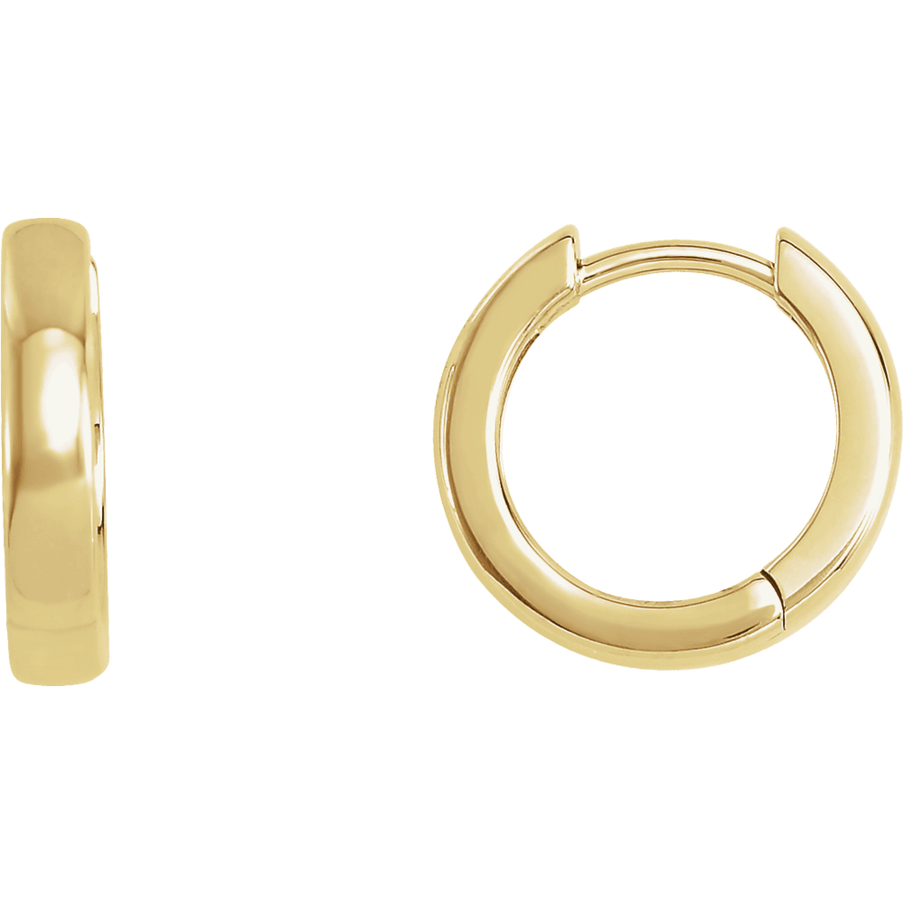 Huggie Hoop Gold Earrings