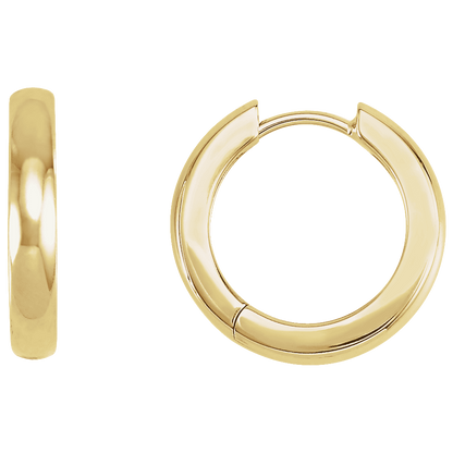 Huggie Hoop Gold Earrings