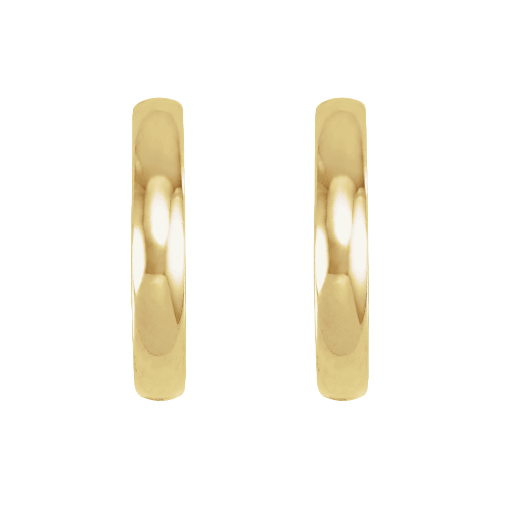 Huggie Hoop Gold Earrings