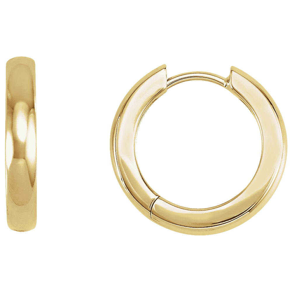 Huggie Hoop Gold Earrings