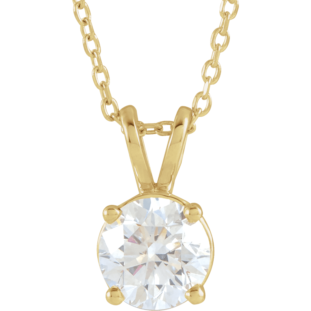 Solitaire Lab-Grown Diamond Necklace