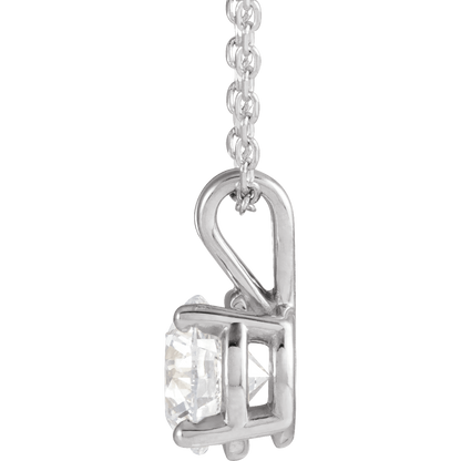 Solitaire Lab-Grown Diamond Necklace