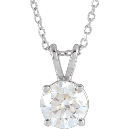 Solitaire Lab-Grown Diamond Necklace
