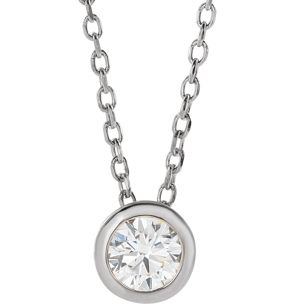 Round Bezel Necklace