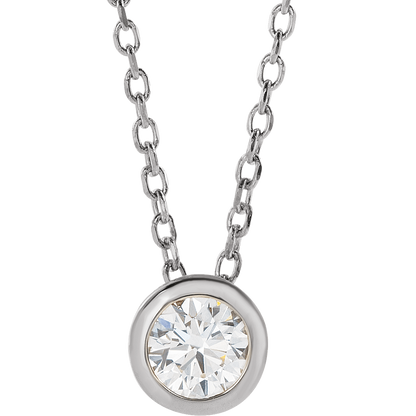 Round Bezel Necklace