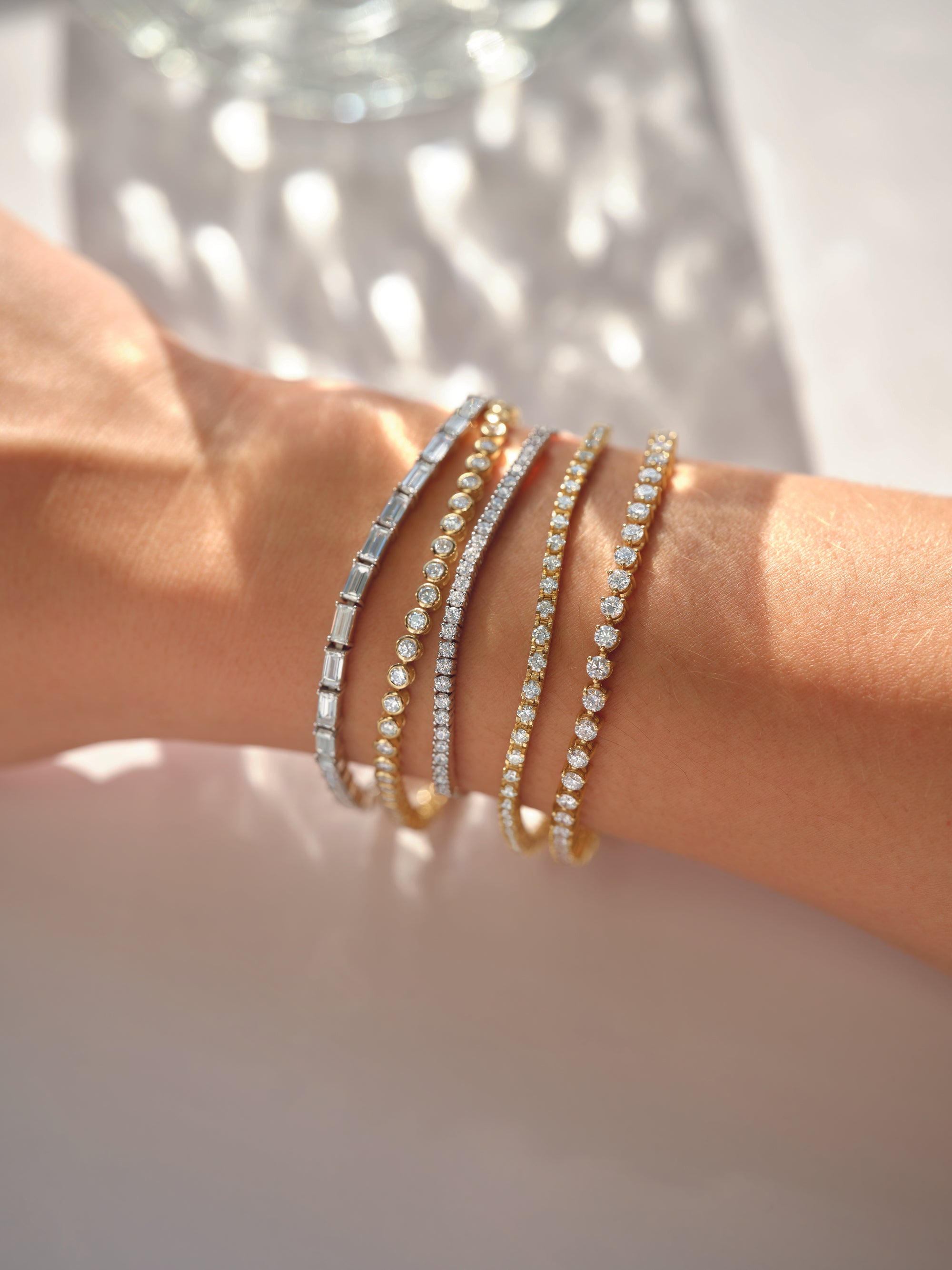 Lab Grown Diamond Tennis Bracelet