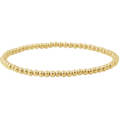 Elastic Bead Gold Filled Bracelet