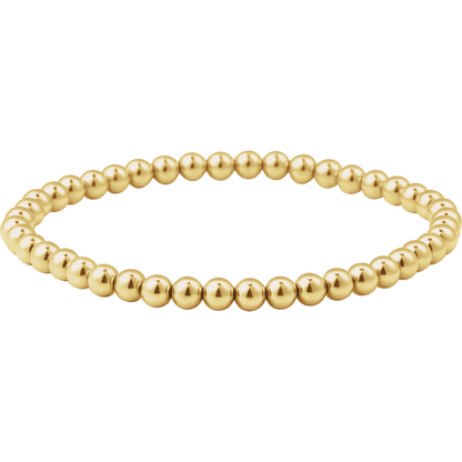 Elastic Bead Gold Filled Bracelet