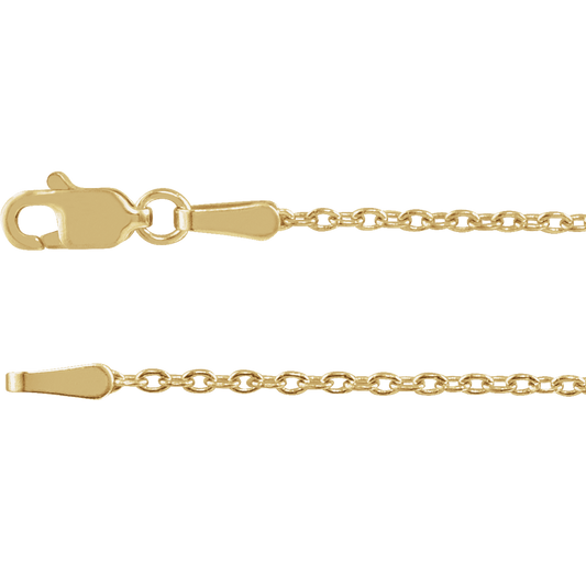 10 karat cable chain