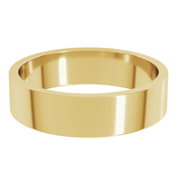 Ladies Flat Band - 14 K