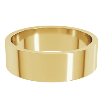 Ladies Flat Band - 14 K