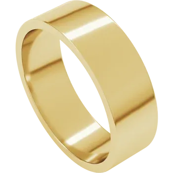 Ladies Flat Band - 14 K